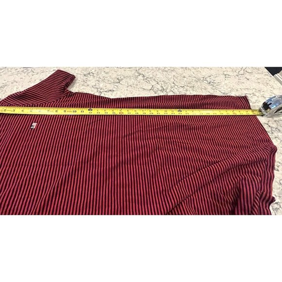 Polo Ralph Lauren Womens Cotton Split Hem Short Sleeve T-Shirt Dress Red Size L - Picture 3 of 9